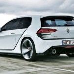 Vista trasera del Volkswagen Golf GTI Design Edition